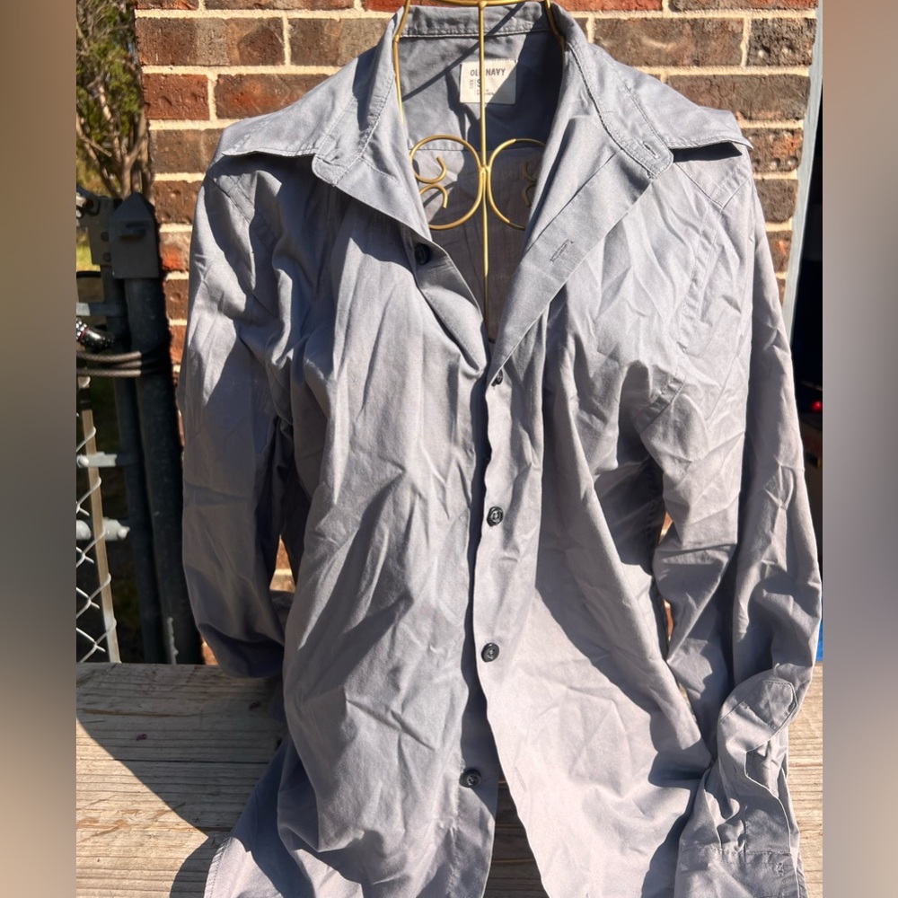 Old Navy Long Sleeve Button Up Shirt Size Small